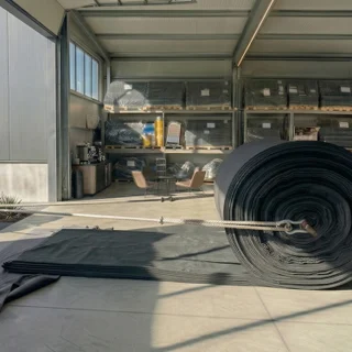 Membrană EPDM iaz RubberBear la rolă, folie premium din cauciuc pentru impermeabilizări sigure, 100% fish-safe.