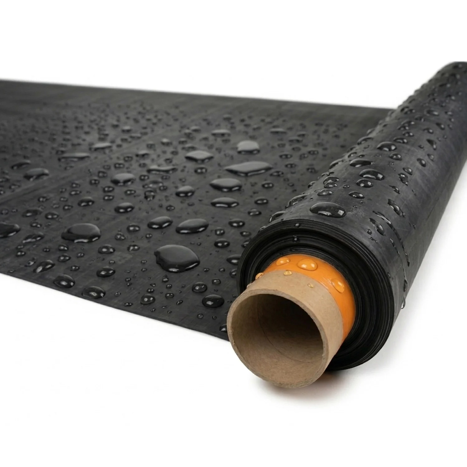 Membrană EPDM RubberBear pentru iazuri și lacuri. Folie cauciuc premium, elastică și rezistentă la UV, 100% fish-safe.